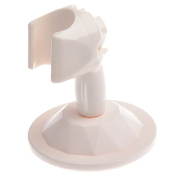 

New White Wall Attachable Shower Head Holder Bathroom Vacuum Suction Cup