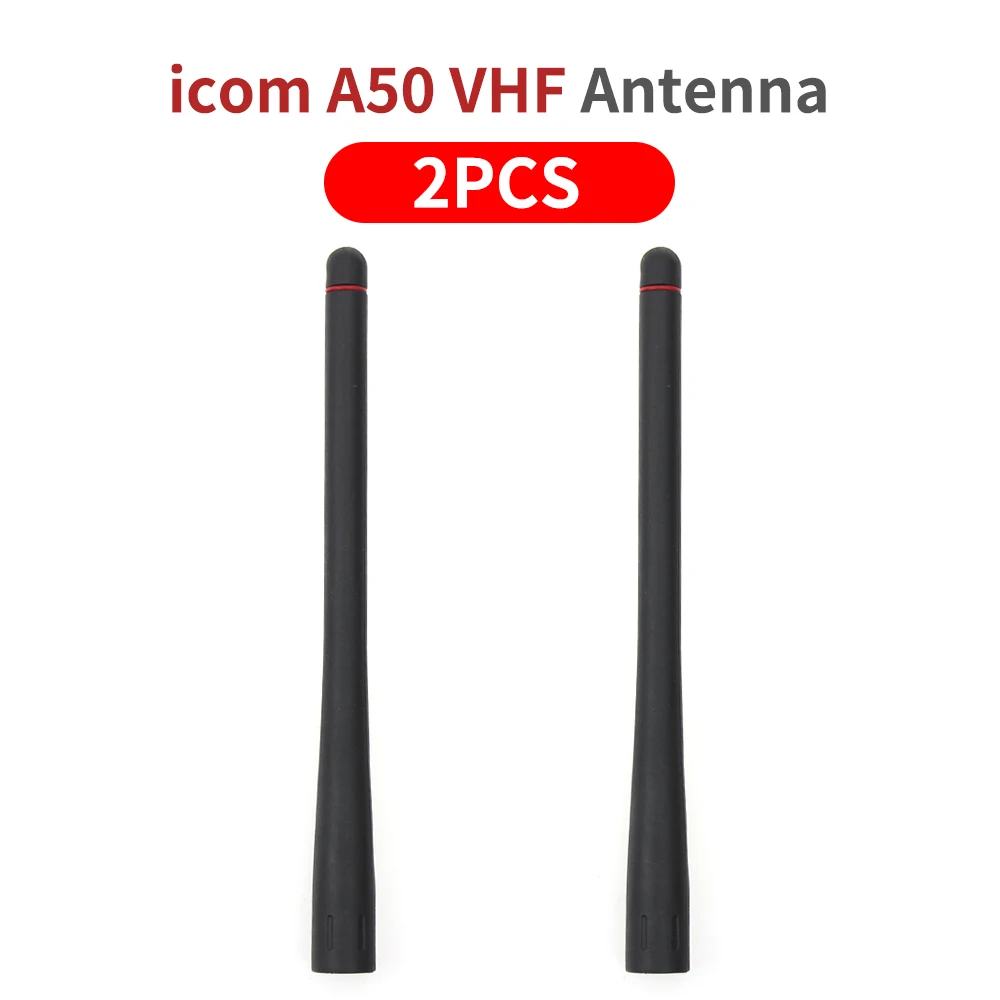 2 Pcs VHF 136-174MHz Antenna Extendable A50 Antenna for ICOM Ham Radio