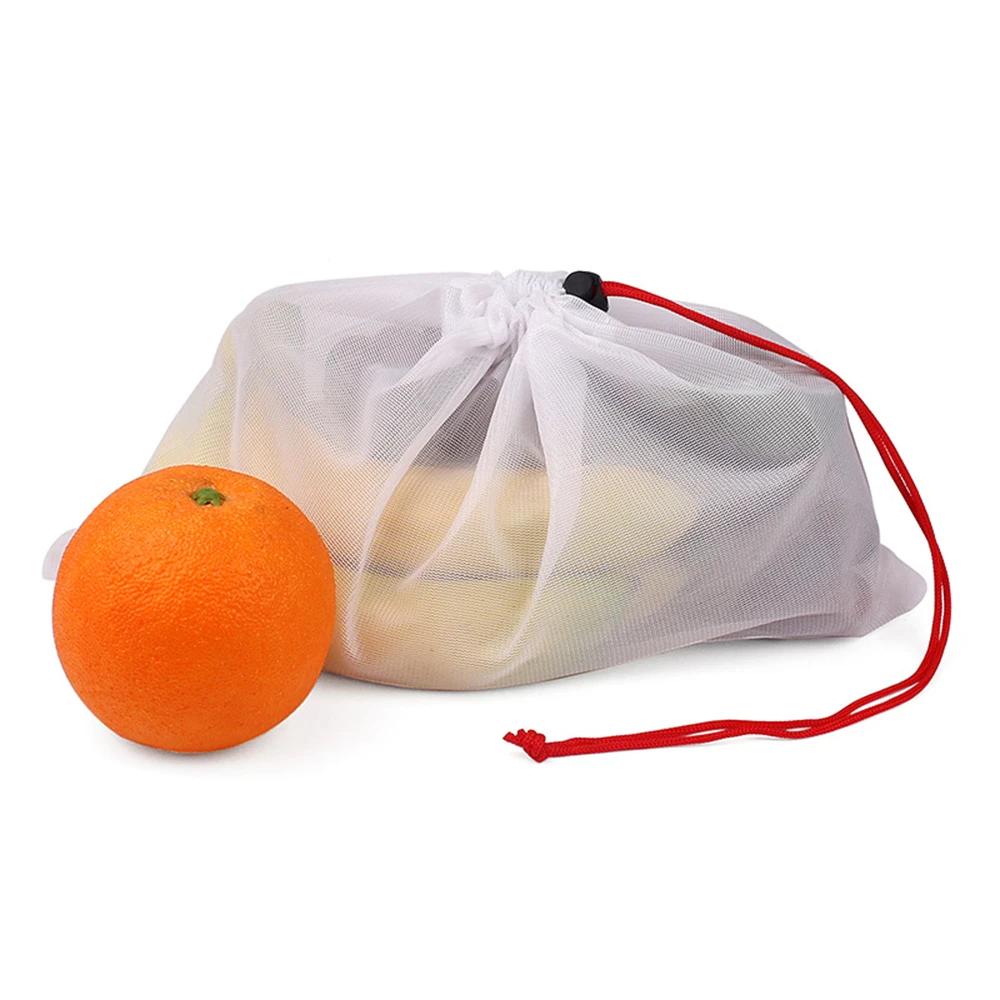 15 хранилище ПК сумки многоразовые сетчатые сумки для продовольственные товары игрушки для хранения фрукты растительная упаковка Луч порт сумки дропшиппинг