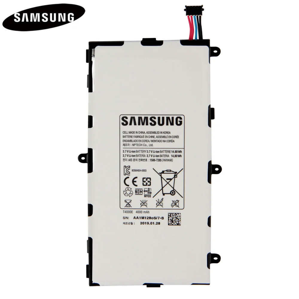 100% Оригинальный аккумулятор для планшета T4000E T4000C T4000U Samsung GALAXY Tab3 7 0 T210 T211 T2105 T217A