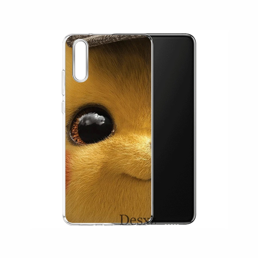Чехол для мобильного телефона huawei P Smart Z Plus P30 P20 P10 P9 P8 Lite Pro, Жесткий Чехол, корпус Пикачу