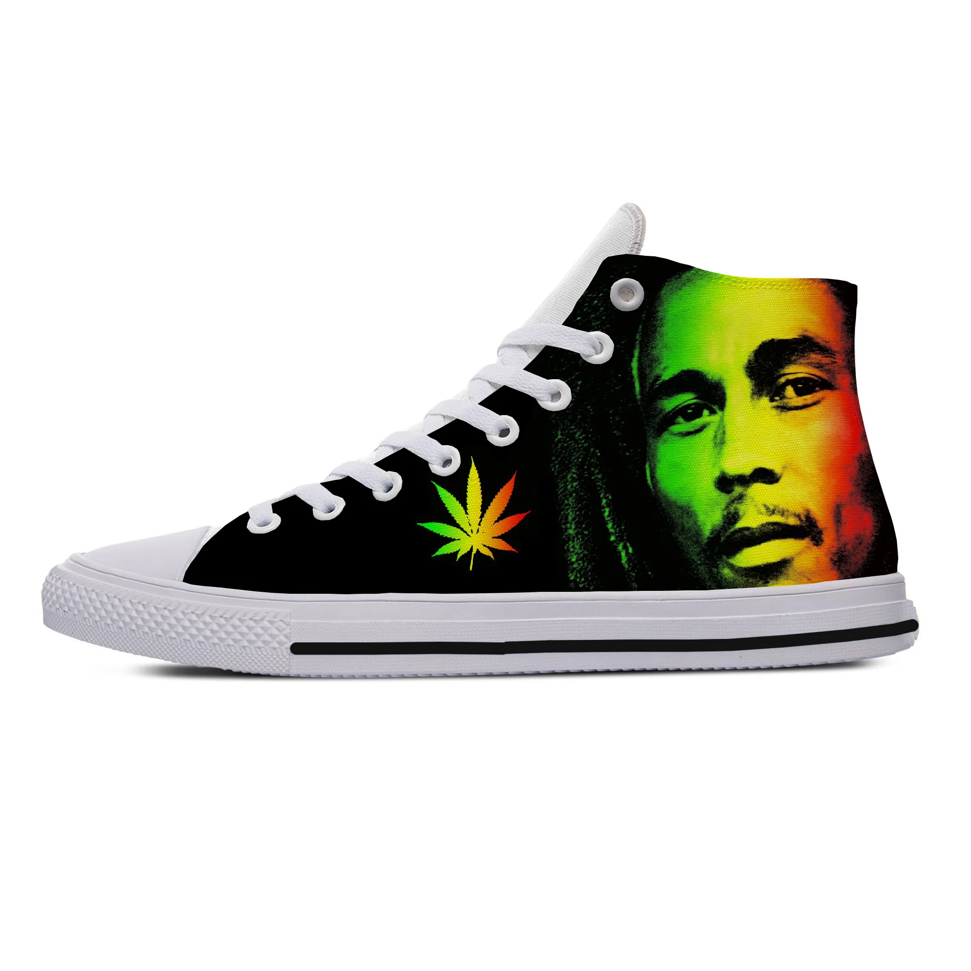 Модные женские мужские легкие кроссовки; дышащая повседневная обувь высокого качества; Лидер продаж; крутая парусиновая обувь Bob Marley