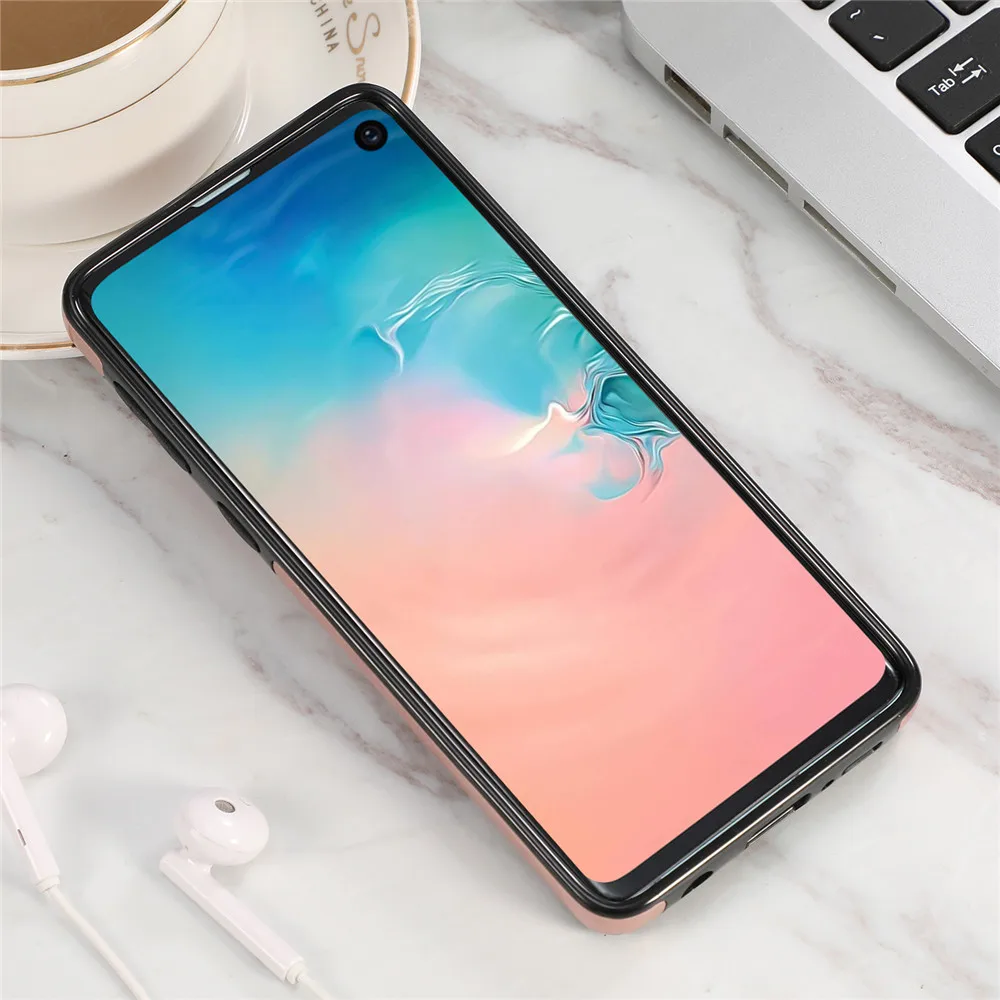 Тонкий кошелек на молнии, кошелек, чехол для samsung S10 S9 S8 Plus S7 Edge Note 9 8 Etui, кожаный держатель для карт, противоударный защитный чехол