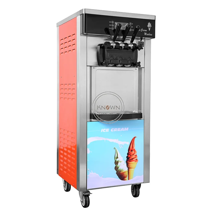 25 кг 6L * 2 rainbow мягкое Мороженое машина для продажи