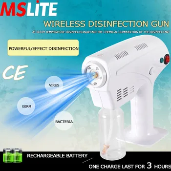 

novedades 2020 battery wireless disinfection spray gun mist sterilizing fogging machine mini fog machine