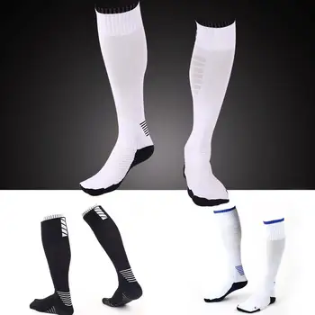 

Long Tube Socks Practical Economic 3 Color Cotton Nylon Soccer Match Exercise Athletes Sportwear Antiseptic Sport Socks