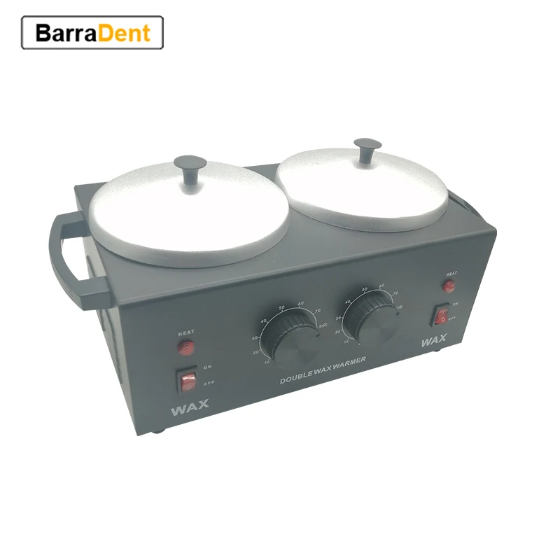 Wax Heater Electric Double Wax Warmer Machine For Hair Removal Double Chamber For Paraffin Salon