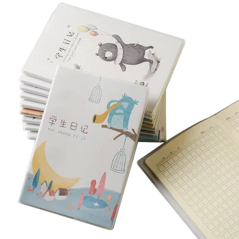 

4 Pack Painting Notebook A5 pvc Scrub Cover Soft Copy Notepad Children Student Portable Handbook Art Supplies