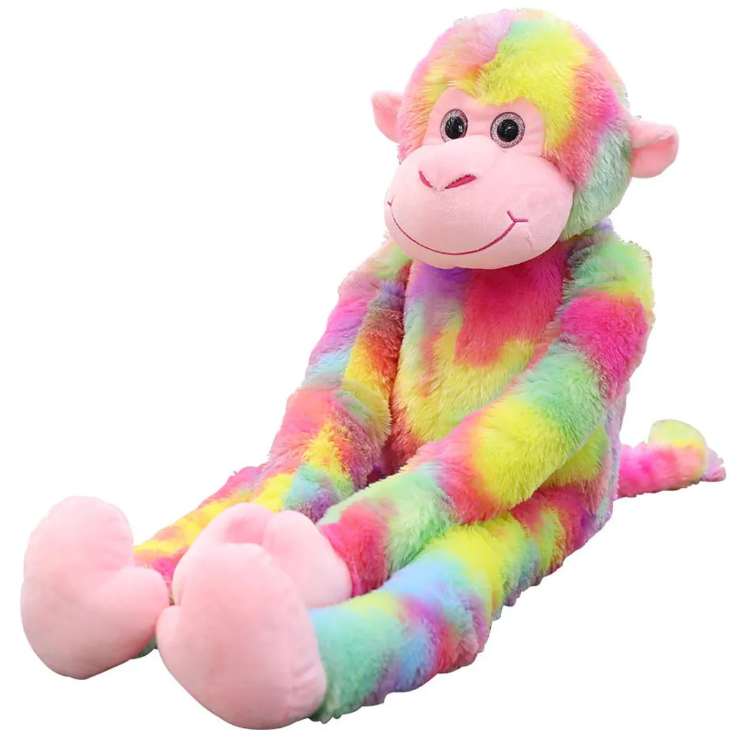 Plush Toy Soft pillows for Home Office Colour Long Tail Monkey Funny birthday gifts | Игрушки и хобби