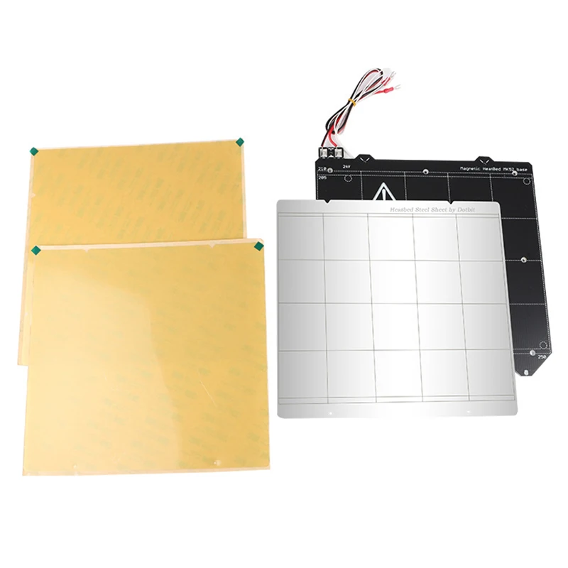 3d принтер аксессуары MK52 Магнитная нагревательная кровать+ стальная ...