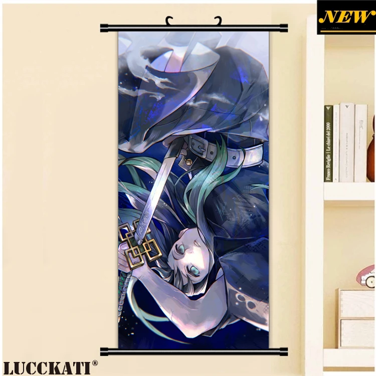 45X95 см Kimetsu no Yaiba Kny японская одежда кимоно Меч Сексуальная лоли каплей мультфильм аниме плакат стены прокрутки холст живопись - Цвет: M