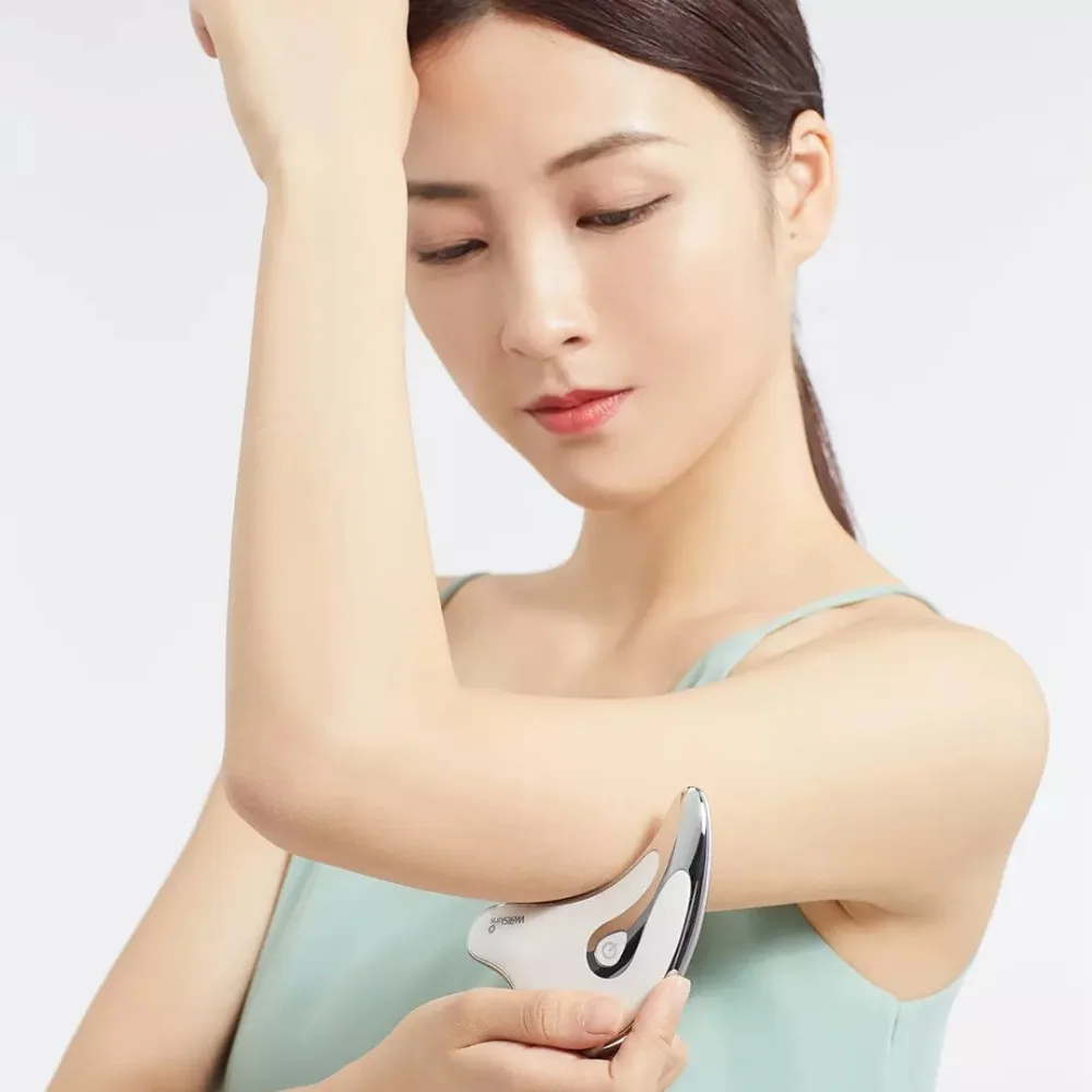 Xiaomi Wellskins микроток Интеллектуальный лифтинг очищающий Массажер Укрепляющий массаж лица Скрап красота уход за кожей Инструмент