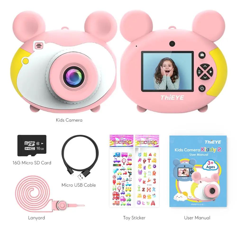 ThiEYE Kiddy 2 детская мини камера детские развивающие игрушки для детей подарки