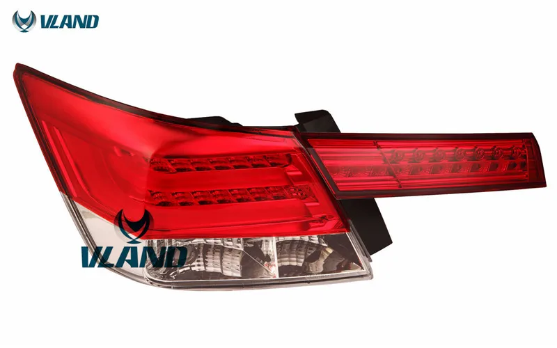 

VLAND Factory For Car Taillamp For Accord LED Taillight For Accord 8th Gen Tail Light With DRL+Brake+Reverse+2008-2013