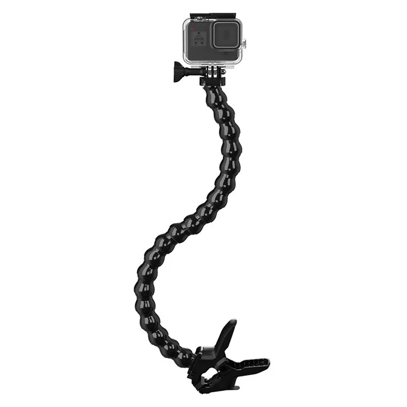 Водонепроницаемый чехол для GoPro Hero 8, черный защитный чехол, 19 шлангов+ крепкий зажим для объектива камеры, аксессуары для дайвинга и плавания