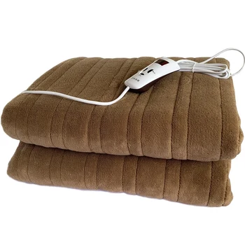 

Waterproof 160x130cm Electric Blanket Double 220V Electric Blanket Blanket Single Control Dormitory Bedroom Electric Blanket wit