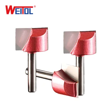 

WeiTol 1pcs Technical Cleaning Bottom Bit Woodworking Milling Cutter Router Bit Cutter Bit Milling Tools End Mill