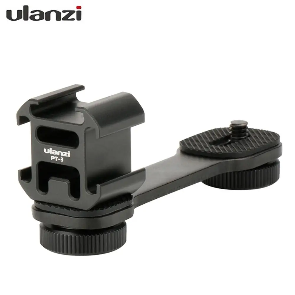 Ulanzi PT-3 Zhiyun Smooth 4 Feiyu Vimble 2 DIJ OSMO Mobile 2 тройные Горячие стойки для обуви кронштейн Подставка микрофон пластина адаптер