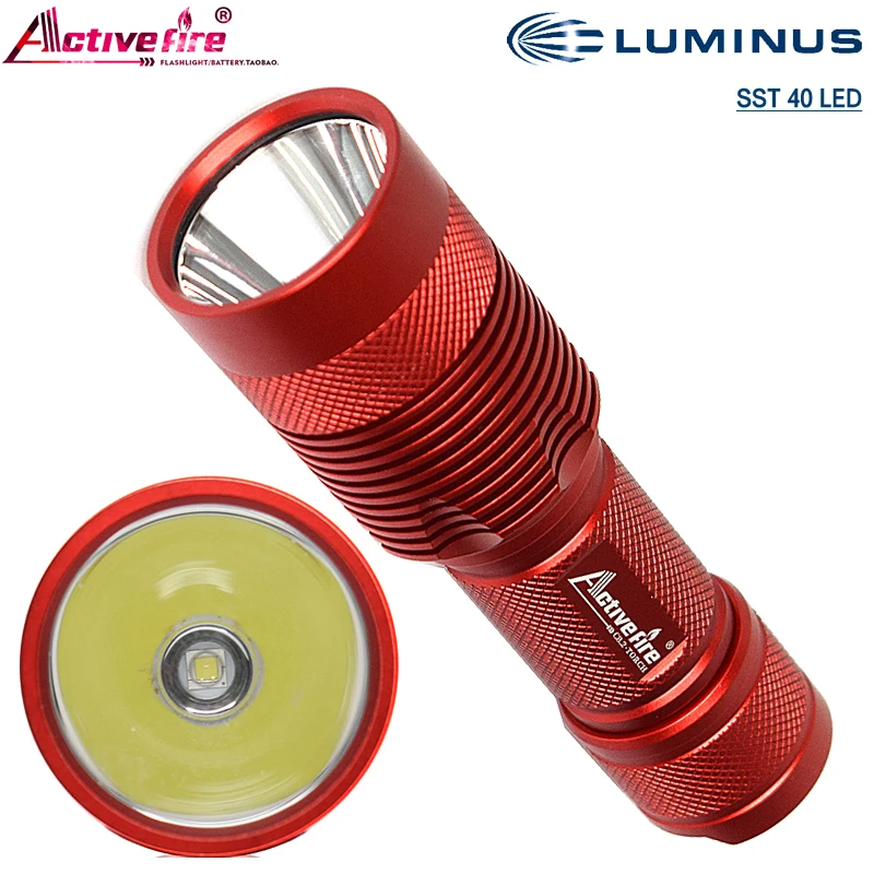 Activefire C8.2 SST40 1800lm 6000 К 4500 Температура защиты Управление 18650 походный фонарик охотничий светодиодный фонарь