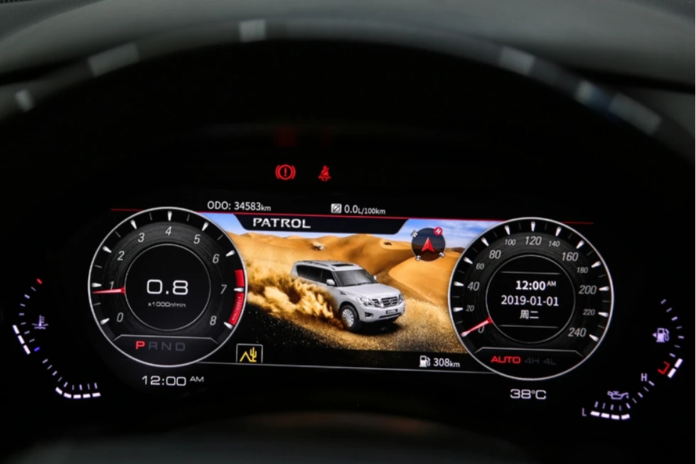 LiisLee Android LED Instrument Replacement Dashboard Entertainment