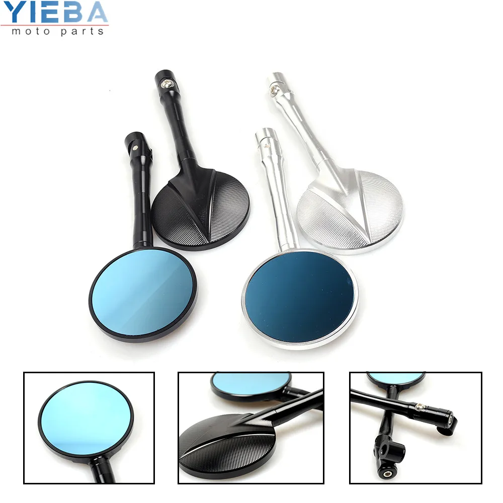 

Motorcycle Accessoires Rearview Mirrors CNC Rear View Side Mirror For Suzuki GSR600 Boulevard Intruder Volusia V-Strom Skywave