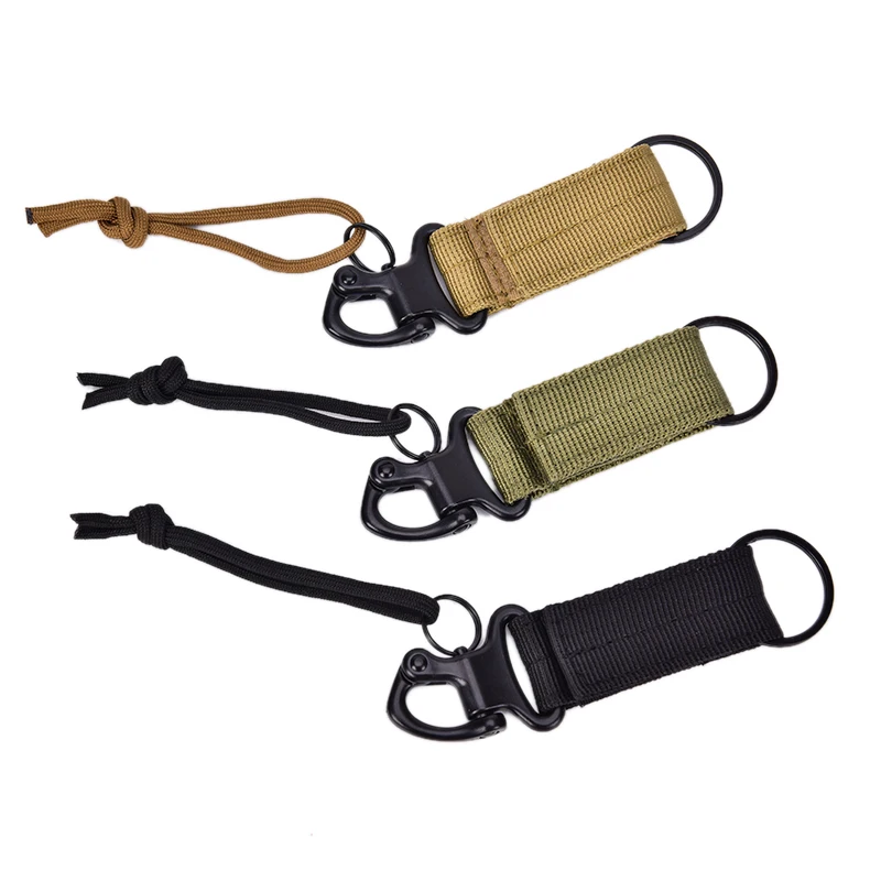 Olecranon Molle крюк Открытый Кемпинг Тактический Карабин, крючки для рюкзака выживания снаряжение Военный нейлоновый брелок застежка