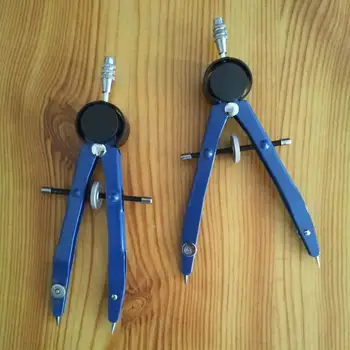 

200pcs Drafting Compass with Lock Math Bow Compass Drawing Metal Compass with Wheel Geometry Compass Bow Divider Precision Stu