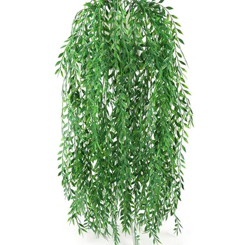 

Artificial Hanging Plants Ivy Vine Fake Leaves Greeny Chain Wall Home Room Garden Wedding Garland Outside Decoration