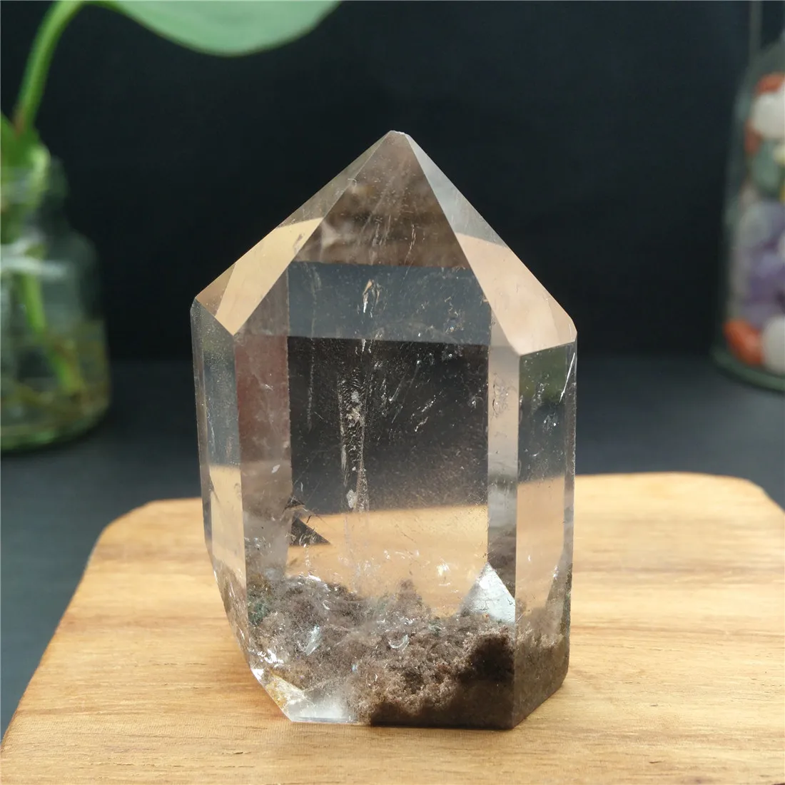 Фантомная Хрустальная башня призрак камень остров Камни Кристаллы Wicca Cristal Пьер Naturelle et crestaux натуральный заживляющий Декор кварц