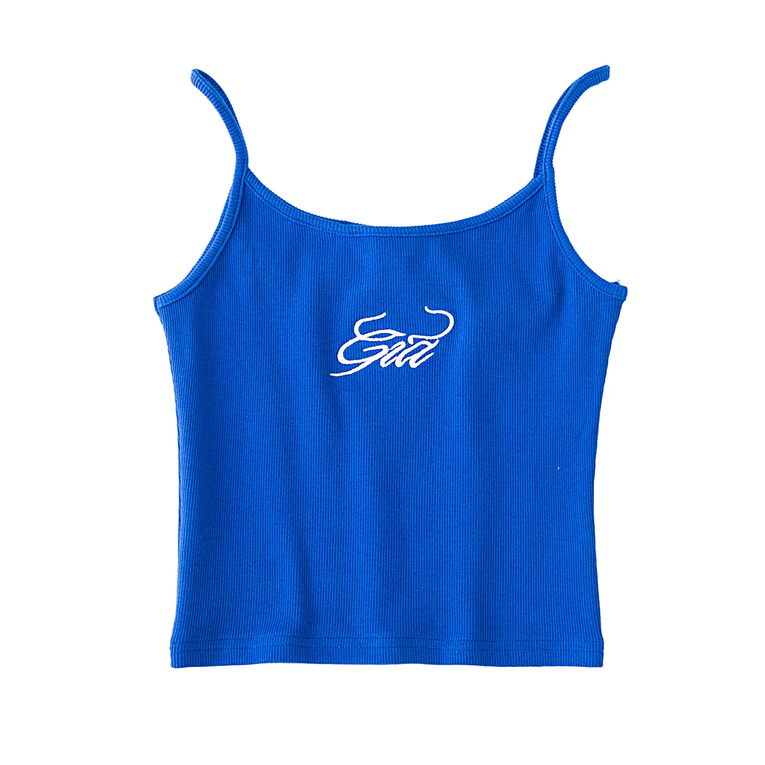 long camisole Summer Women Cotton Wrap Crop Tank Top Sleeveless Vest Solid Sexy Y2K Short Streetwear Gia Letters Ribbed Embroidered Camisole corset t shirt
