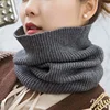 Winter Warm Cashmere Scarves Unisex Elastic Wool Knit Ring Neck Scarf Snood Female Thicken Windproof Cycling Driving Pullove O20 ► Photo 1/6