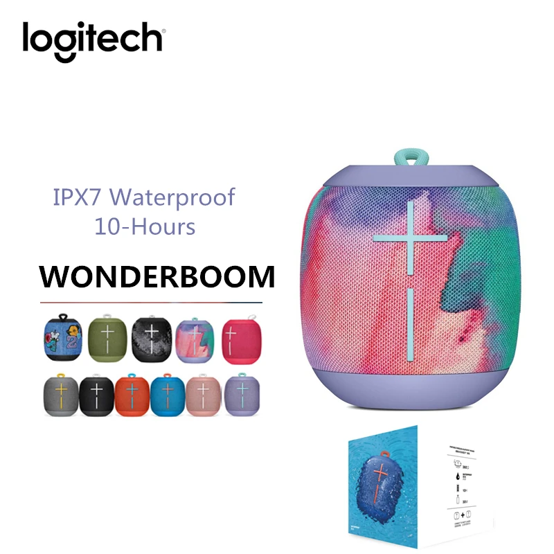 Logitech Ultimate Ears UE Wonderboom Waterproof Bluetooth Speaker