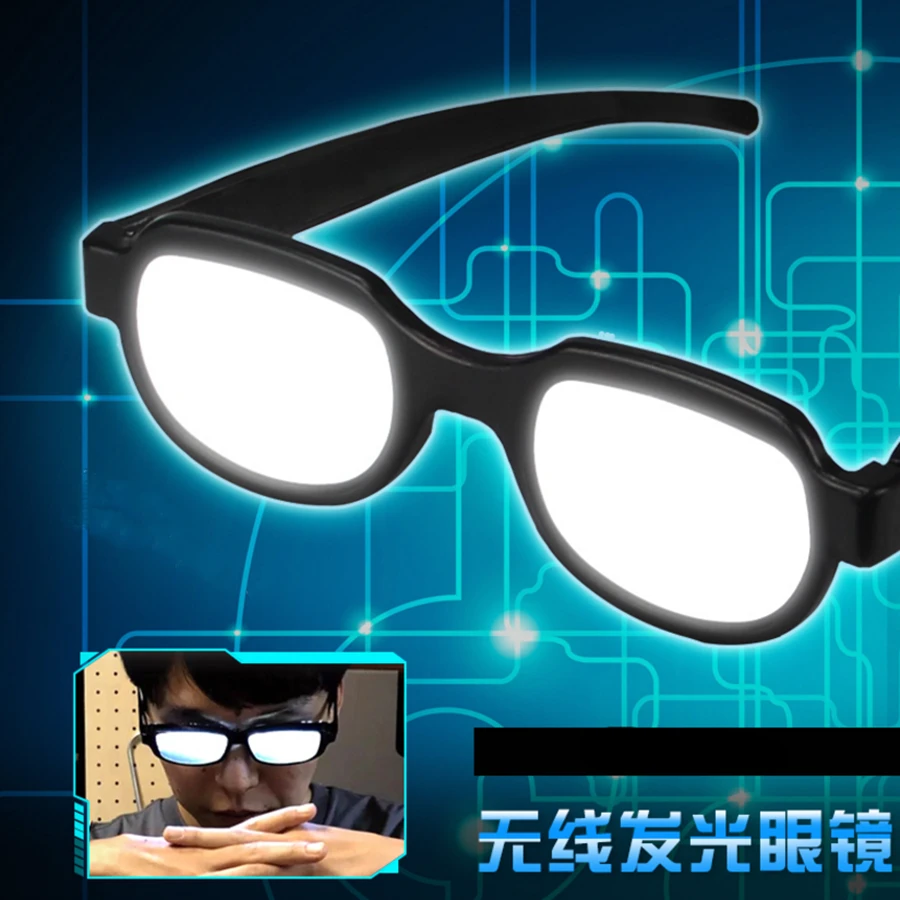 Japan Anime Led Light Glasses Eyewear Cosplay Costumes Detective Conan Youtube Twitter Insgram Facebook Online Show Funny Props Boys Costume Accessories Aliexpress