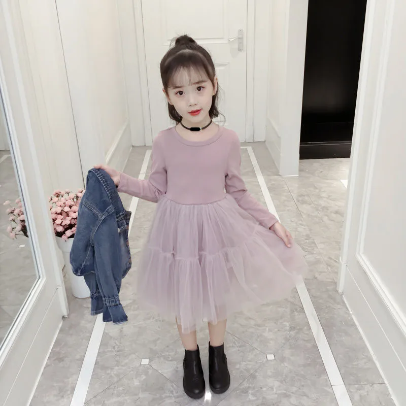 jcket drss pink Комплект одежды для девочек, детская одежда на весну-осень джинсовая куртка для маленьких девочек, пальто+ платье, костюм комплект детской одежды 100-150 - Цвет: jcket drss pink