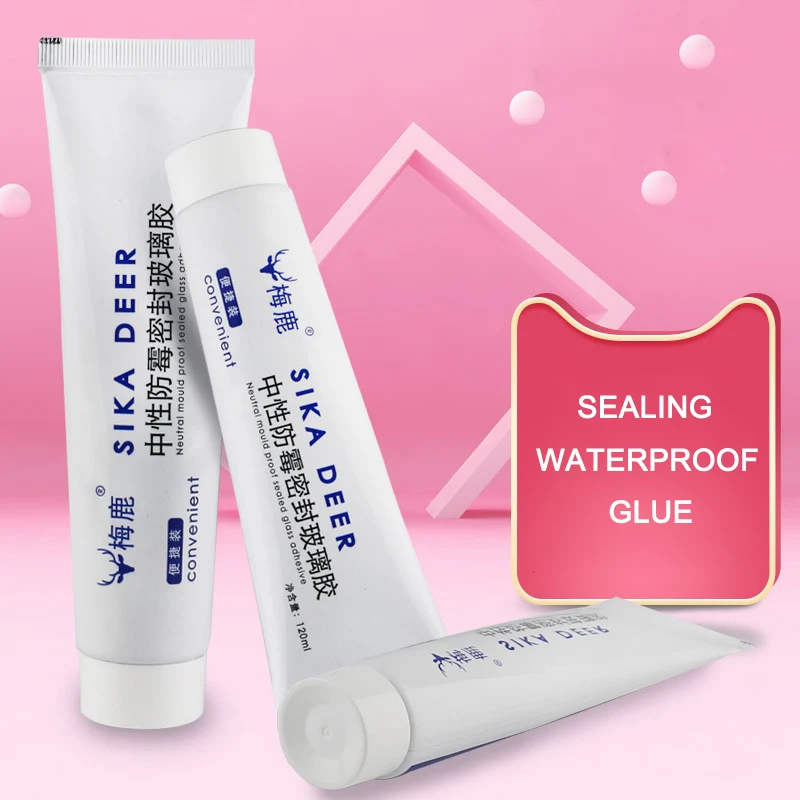 

Glass Seal Glue Sealant Strong Adhesive Waterproof Quick Drying for Home Tile GQ999
