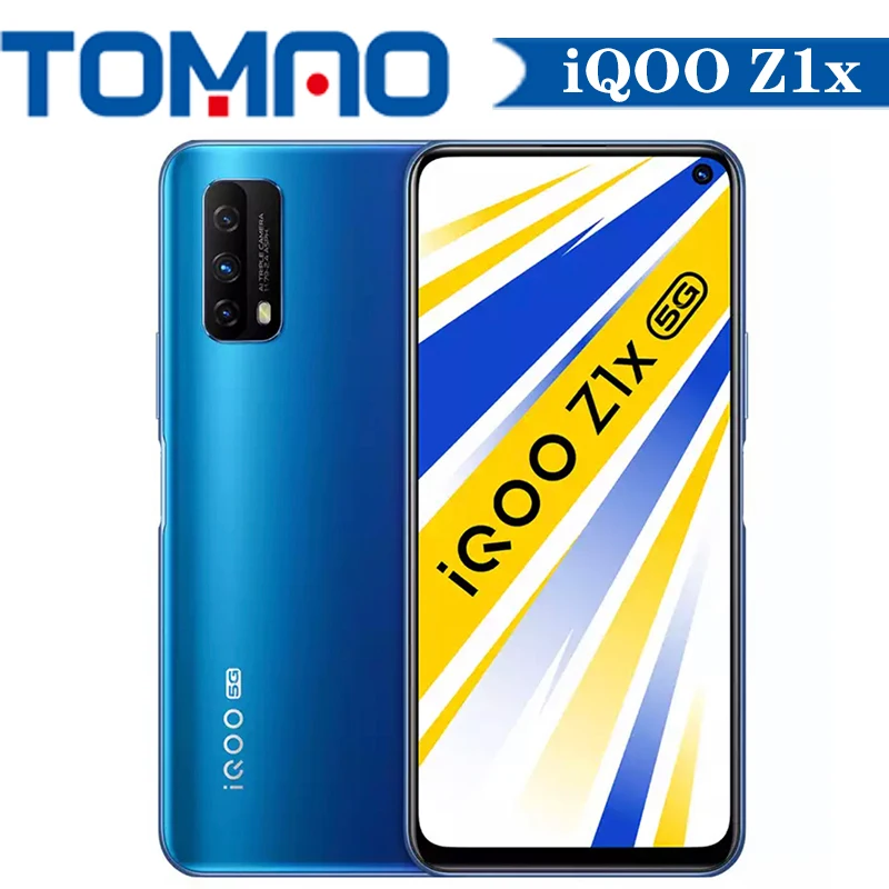 Смартфон Vivo iQOO Z1x 5G Восьмиядерный процессор Snapdragon 765G 6 ГБ 8 ОЗУ 64 Гб 128 256 ПЗУ