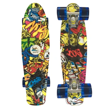 

56x15x10cm Completed Cruiser Mini Skateboard Graphic Retro Skate Board Deck Fishboard Plastic Skateboard For kids Children