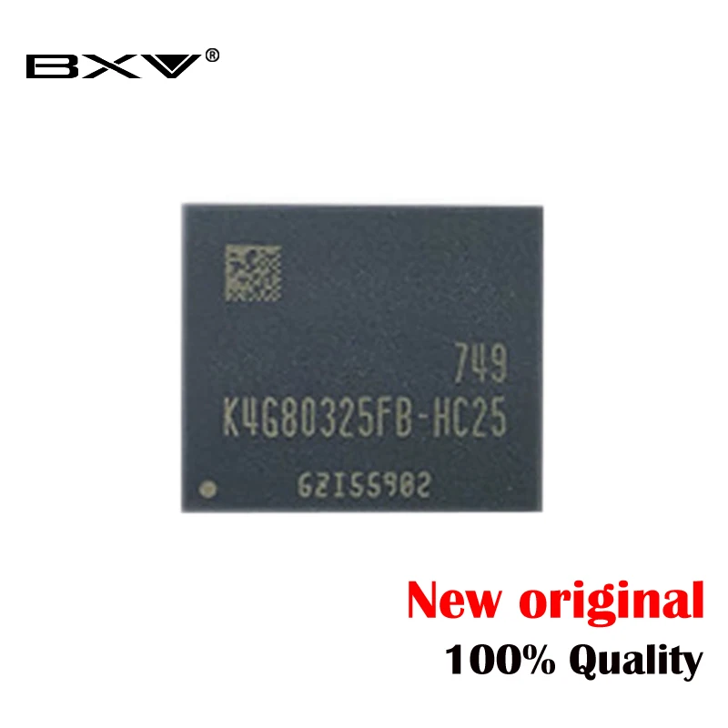 (1 шт) 100% тест K4G80325FB-HC03 K4G80325FB-HC25 K4G80325FB-HC28 H5GQ8H24MJR-R0C H5GQ8H24MJR-R4C BGA Чипсет BXV | Электронные