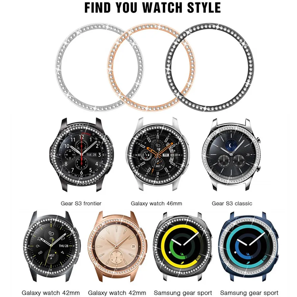 Elegant Bling Bezel Adhesive Cover