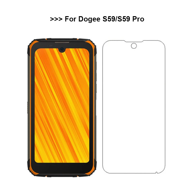 Doogee S59 Vetro Temperato Premium 9H Pellicola Protettiva Ultra Trasparente Antideflagrante Per Doogee S59 Pro Protezione Dello Schermo Del Telefono