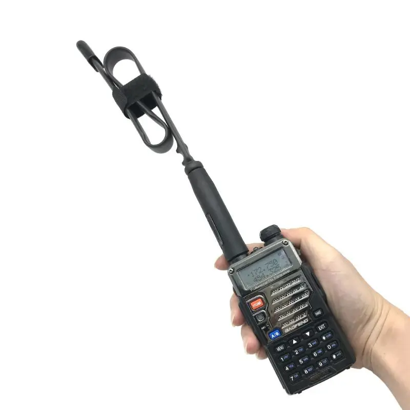 CS тактическая антенна SMA-Female Двухдиапазонная VHF UHF 144/430Mhz Складная для рации TGUV2 KG-UVD1P UV-5R