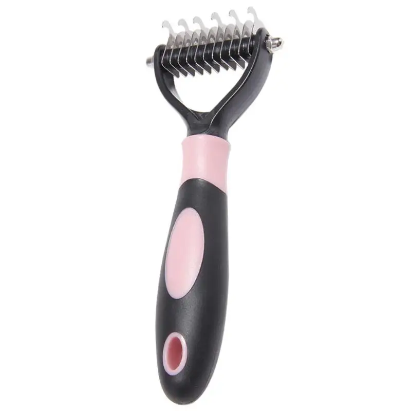 Триммер для собак и питомцев, расческа для устранения запутывания, Мягкая прочная противоскользящая ручка для удаления волос, щетка для кошек, инструменты для ухода за шерстью, товары для домашних животных
