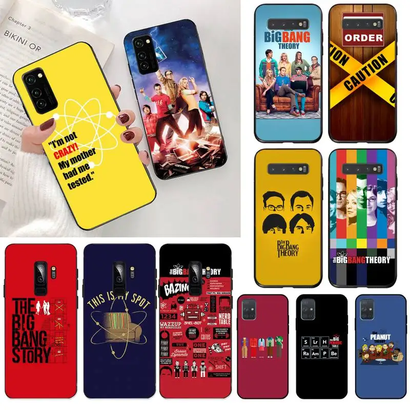 CUTEWANAN The Big Bang Theory TBBT DIY Printing Phone Case cover Shell for Samsung S20 plus Ultra S6 S7 edge S8 S9 S10 5G | Мобильные