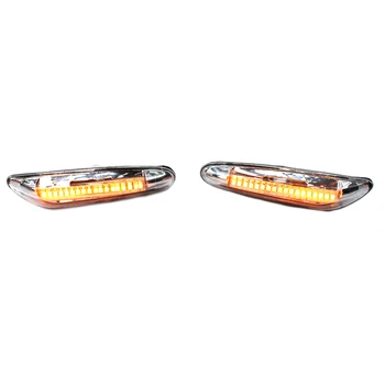 

1 Pair Flowing Side Marker Light Dynamic 63137253325 63137253326 Replacement for 3-series E46 E60 E90 E92 E93 E87
