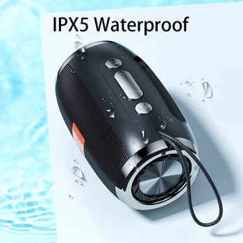 

Small Portable Bluetooth Speaker Big Power Wireless Column Music Center Subwoofer Box TF AUX USB for Computer Phone caixa de som