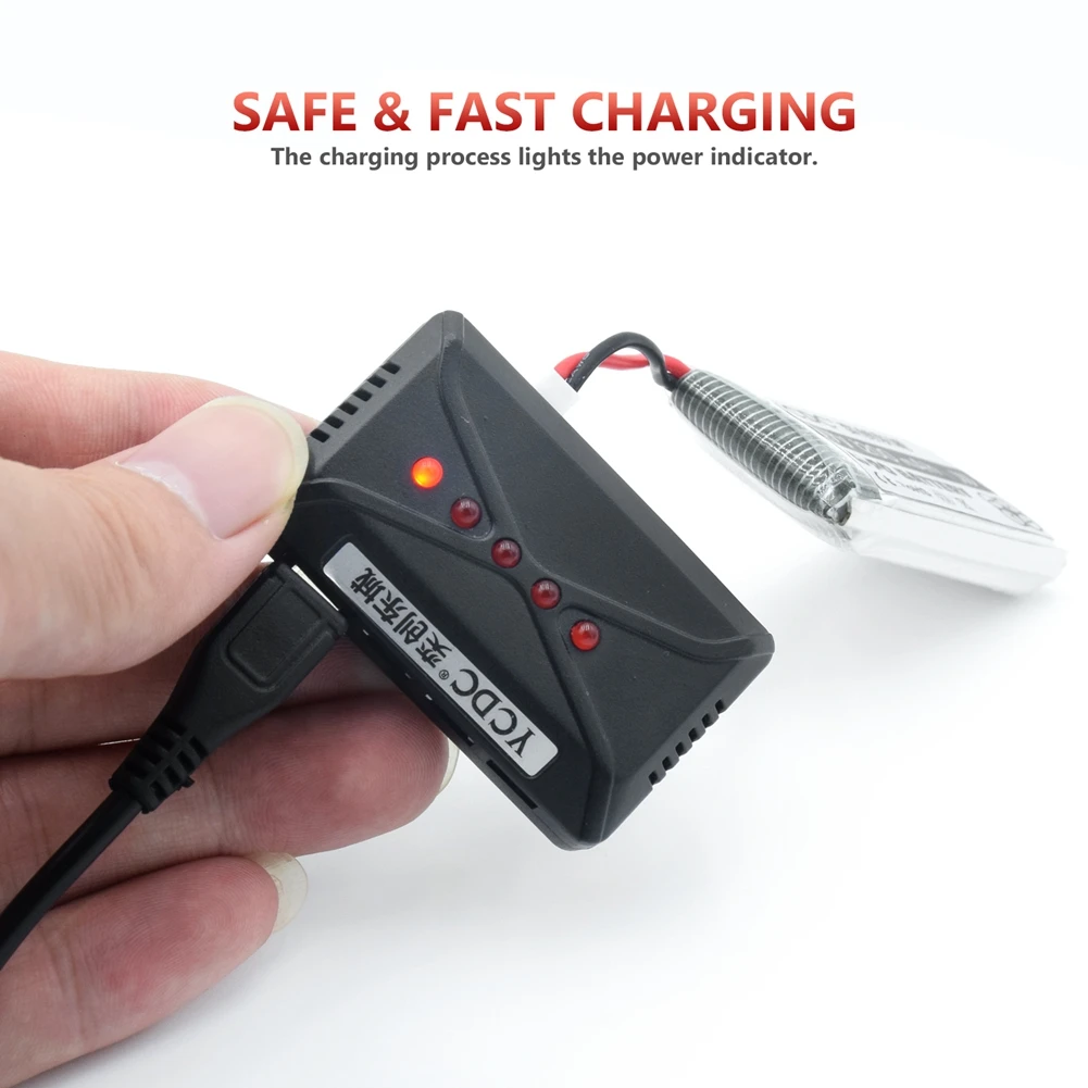 3,7 V 500mAH Lipo аккумулятор pro и зарядное устройство для JJRC H37 GOOLRC T37 Eachine E50 Wltoys V930 V977 V988 камера дроны батарея