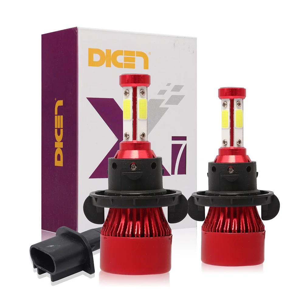 2 шт. автомобильный головной светильник s Kit H4 5202 H11 9007 H13 9005 9006 9004 H7 светодиодный 6500k