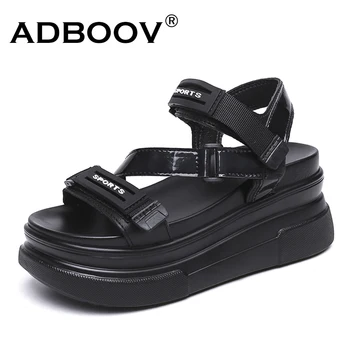 

ADBOOV New 2020 Wedge Sandals Women Thick Sole High Heel Sandals Shoes Sandalias De Verano Para Mujer