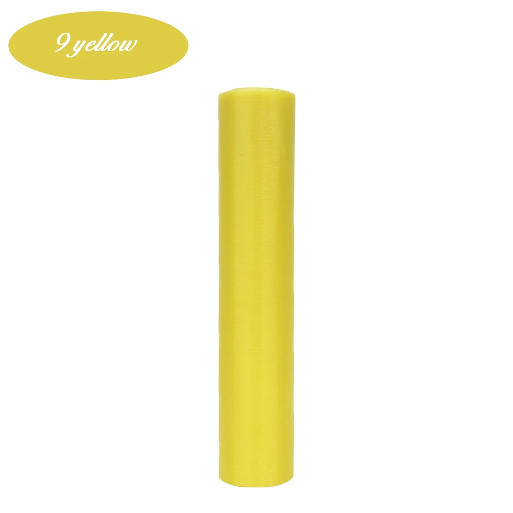 26M*29CM Organza Roll for DIY Wedding Flowers Chair Cover Crystal Organza Tulle Roll Fabric for Christmas Event Party Decoration - Цвет: 9