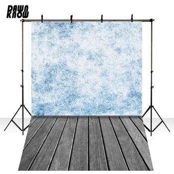 

DAWNKNOW Texture Blue Concrete Wall Photography Background Family Photocall Floor Backdrops For Wedding Photo Studio lv1847